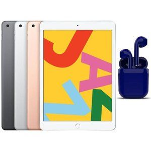 Restored Apple iPad 10.2-inch Wi-Fi Only 32GB Latest  Bundle (refurbished)